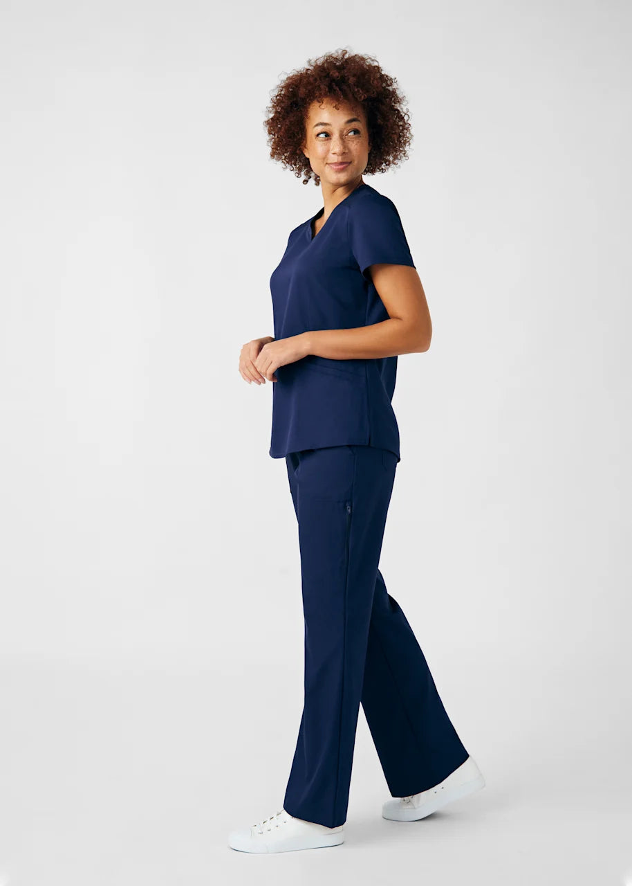 WT119 - VIBE 2-Pocket V-Neck Scrub Top
