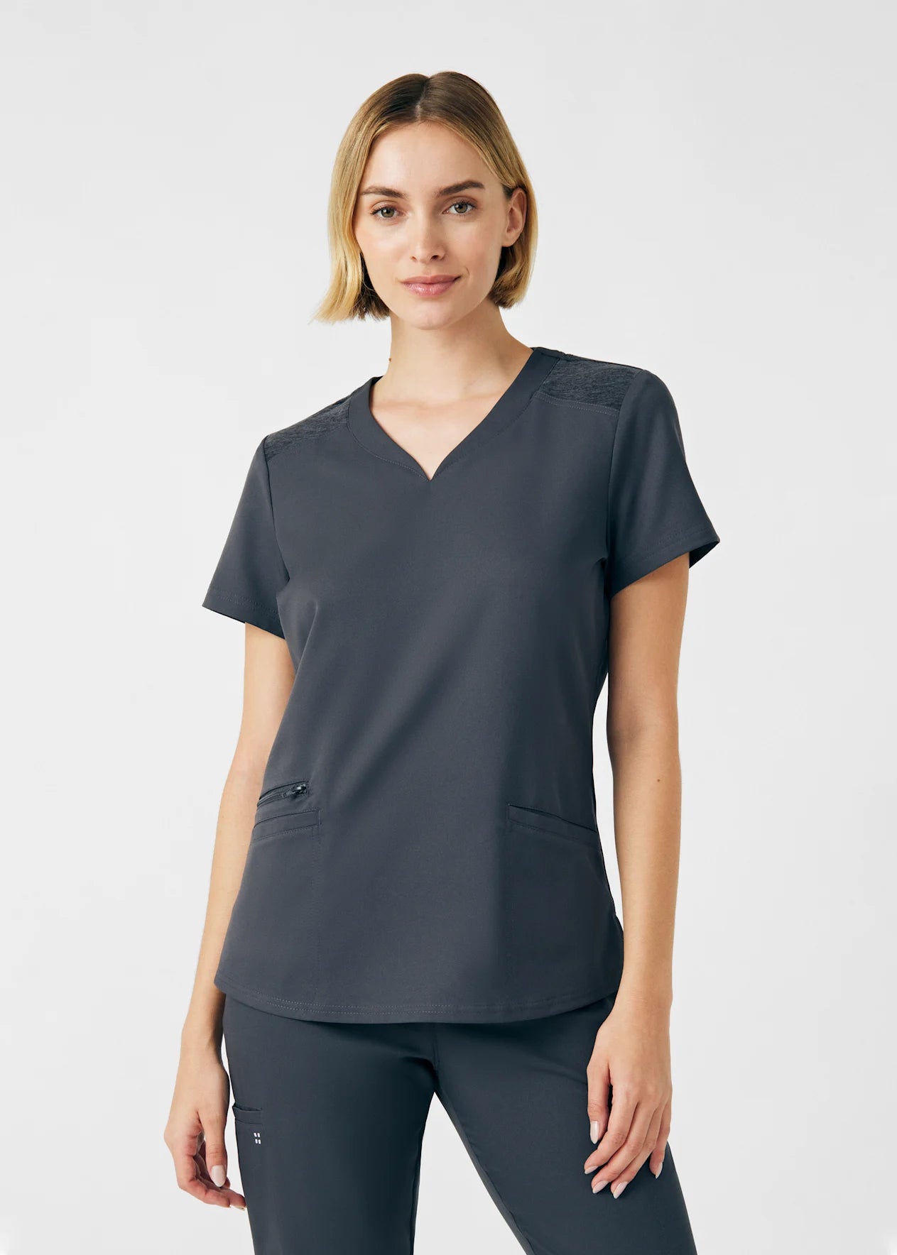 WT121 - VIBE 2-Pocket V-Neck Scrub Top