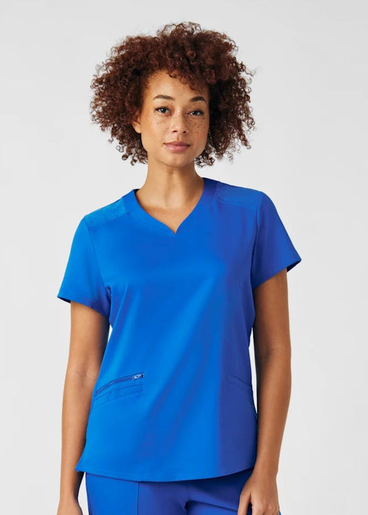 VIBE Women's 2-Pocket V-Neck Scrub Top