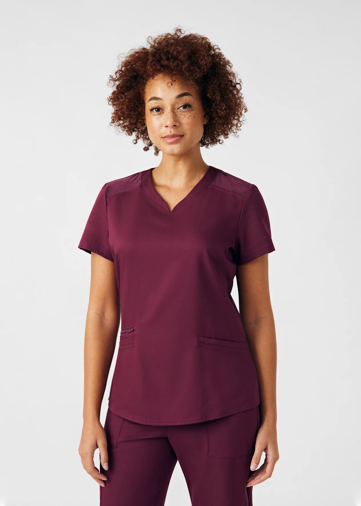 WT121 - VIBE 2-Pocket V-Neck Scrub Top