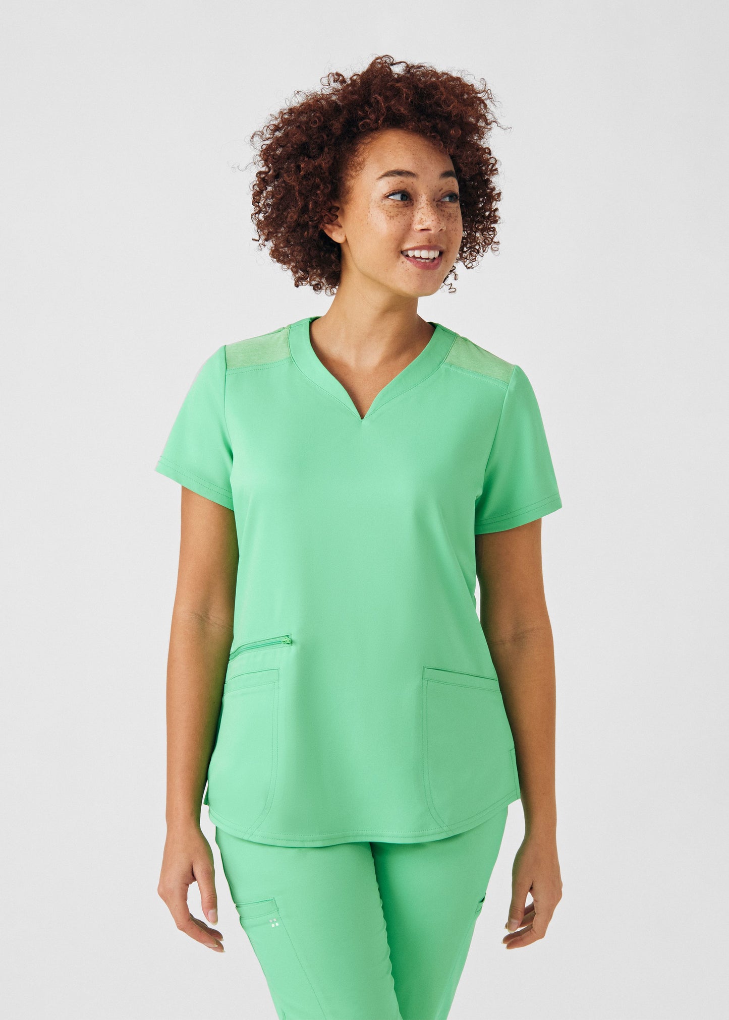 VIBE 2-Pocket V-Neck Scrub Top