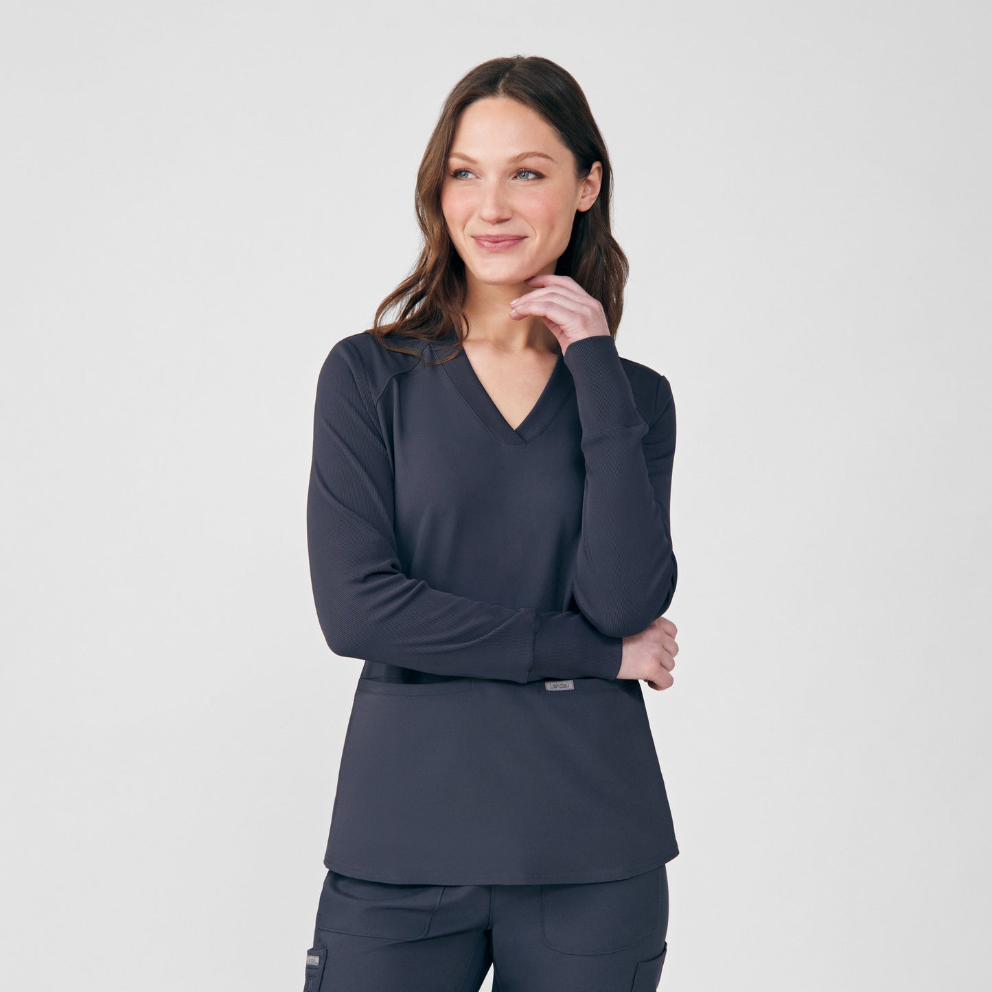 LT125 - Landau Forward Women's 2-Pocket V-Neck Scrub Top