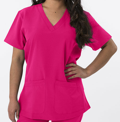 1201 Women's 4Flex 2-Pocket Scrub Top