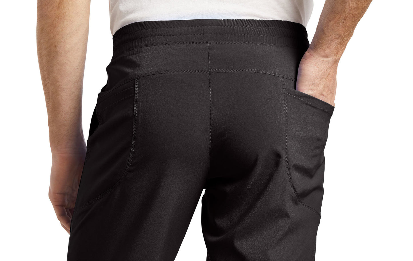 *LAST FEW* 224 Men's White Cross FIT Elastic Waistband Scrub Pants