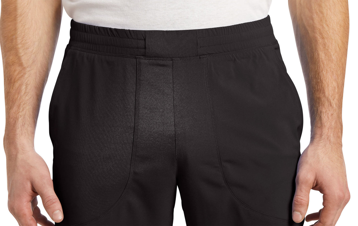 *LAST FEW* 224 Men's White Cross FIT Elastic Waistband Scrub Pants