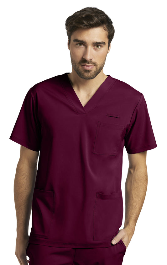 White Cross FIT Men's Scrub Top