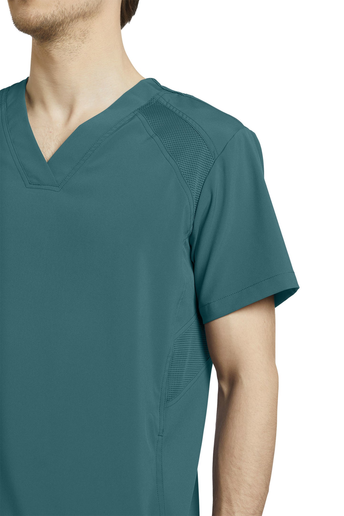White Cross FIT Men's Scrub Top