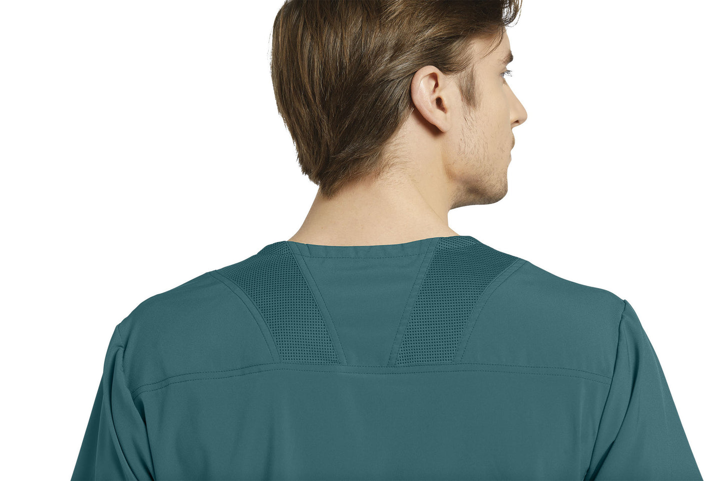 White Cross FIT Men's Scrub Top