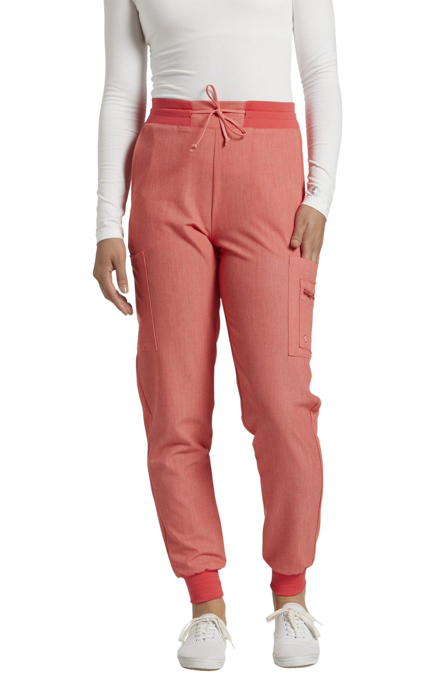 380 White Cross V-Tess Women's Zipped Cargo Pocket Joggers
