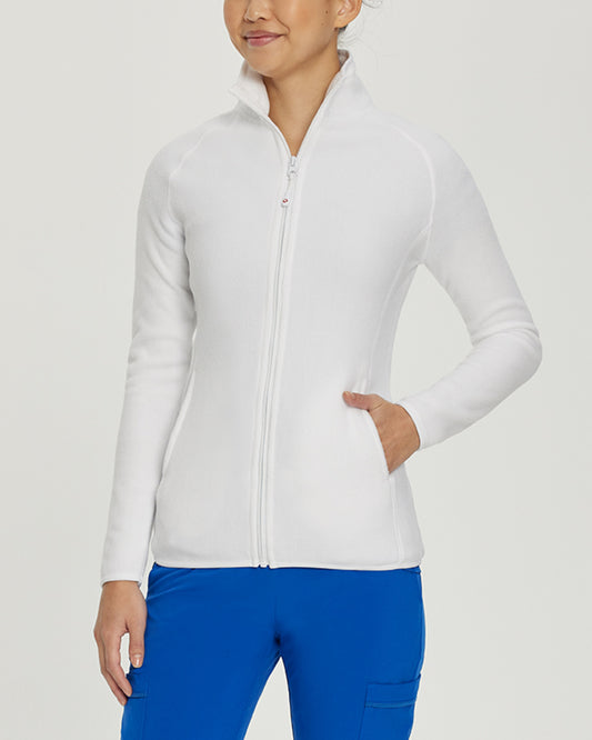 White Cross Polar Fleece Jacket