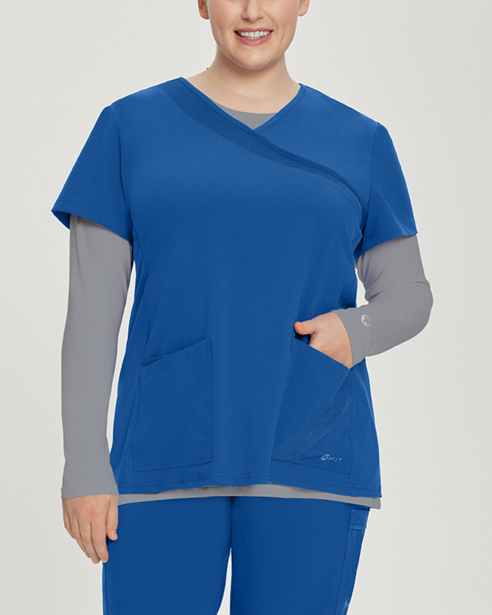 Cotton White Cross Women’s Long Sleeves Crew Neck Shirt
