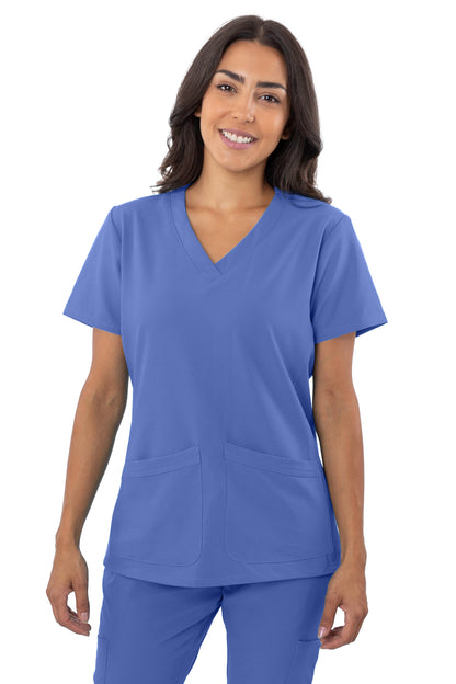 1201 Women's 4Flex 2-Pocket Scrub Top