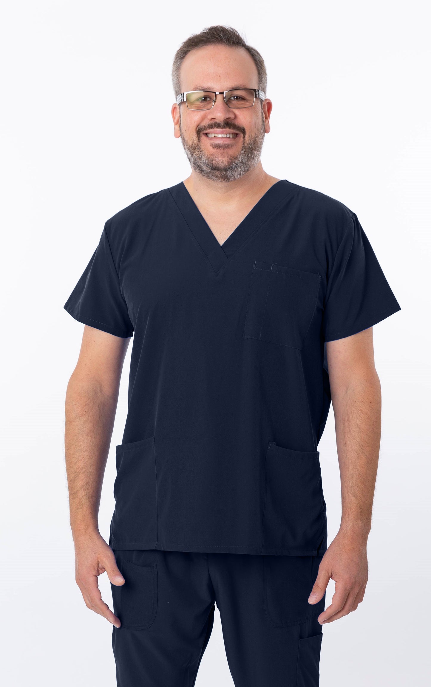 Zinnia 18-1072A V-neck Unisex Scrub Top