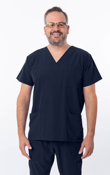Zinnia 18-1072A V-neck Unisex Scrub Top