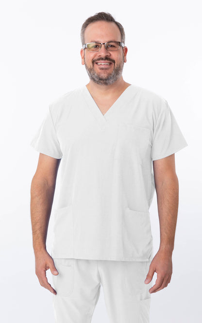 Zinnia 18-1072A V-neck Unisex Scrub Top