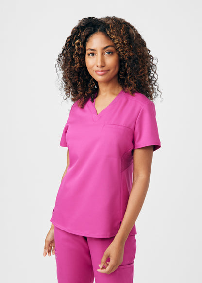 WT119 - VIBE 2-Pocket V-Neck Scrub Top