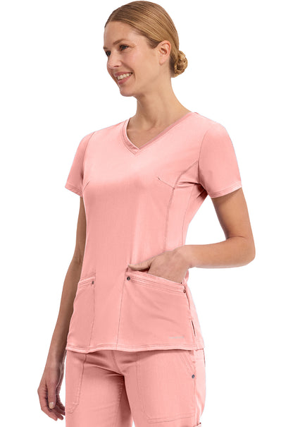 Healing Hands Purple Labels - Juliet V-Neck Women's Yoga Scrub Top