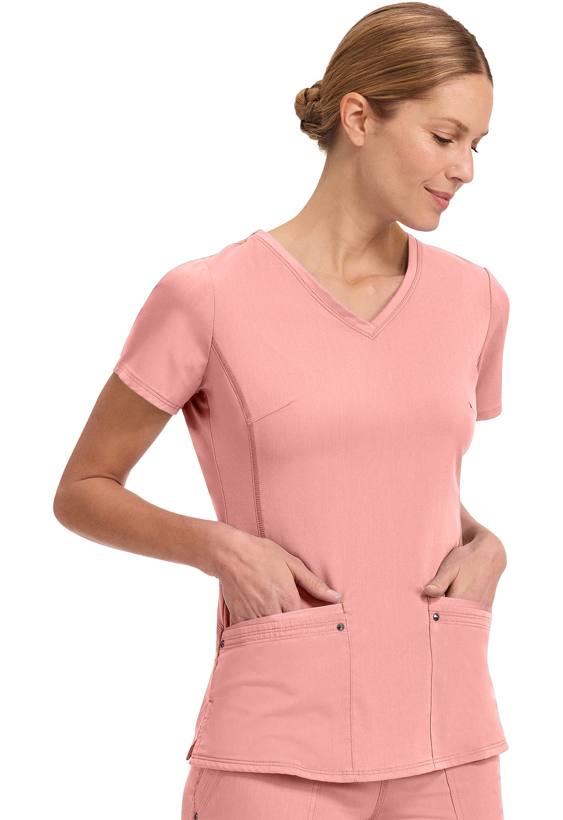 Healing Hands Purple Labels - Juliet V-Neck Women's Yoga Scrub Top