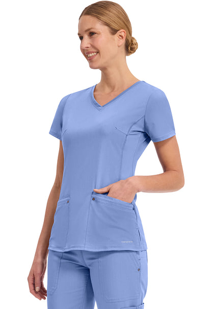 Healing Hands Purple Labels - Juliet V-Neck Women's Yoga Scrub Top