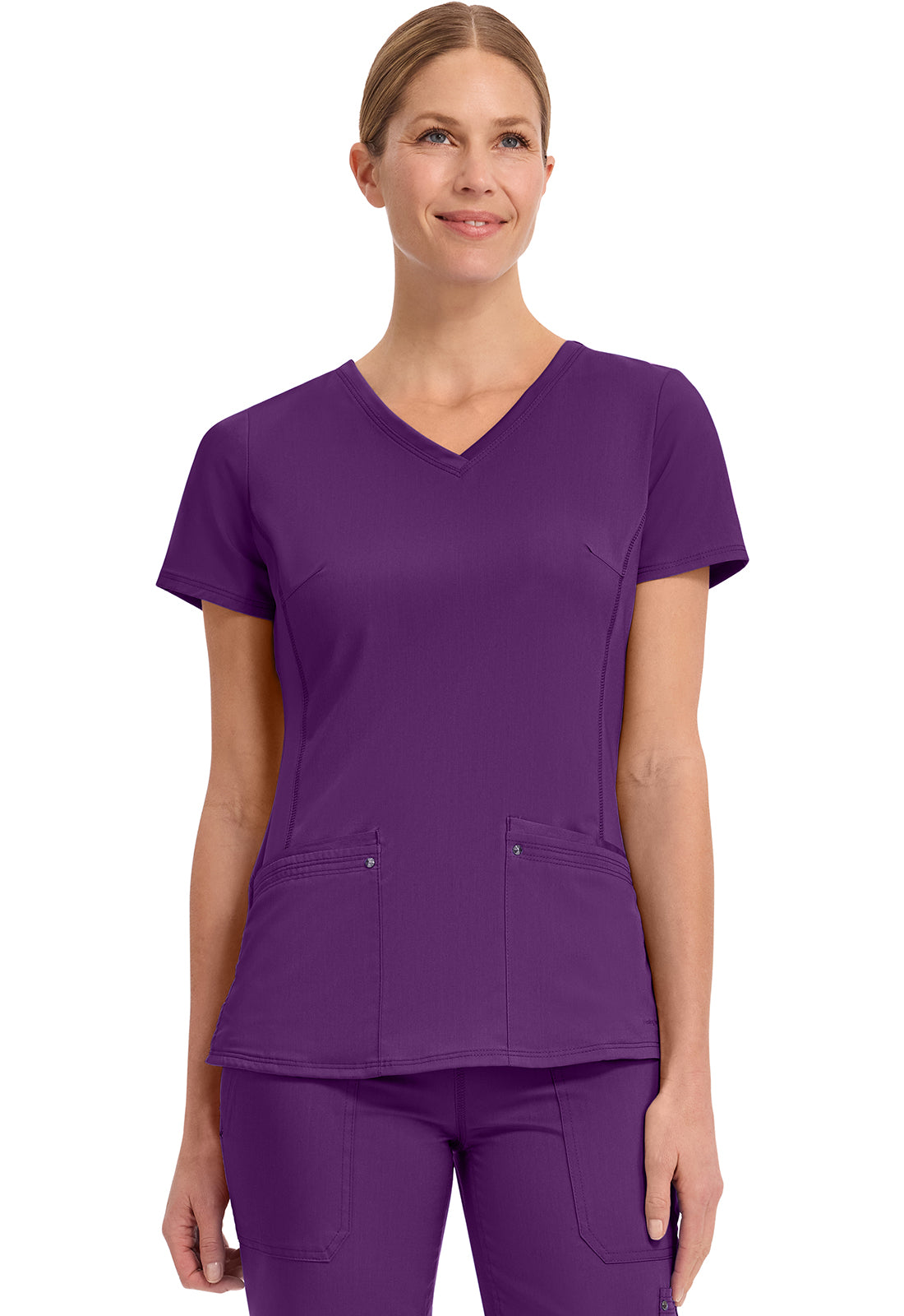 Healing Hands Purple Labels - Juliet V-Neck Women's Yoga Scrub Top