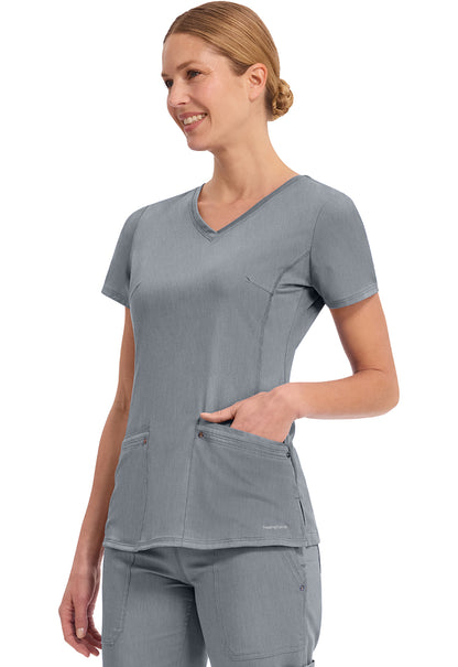 Healing Hands Purple Labels - Juliet V-Neck Women's Yoga Scrub Top