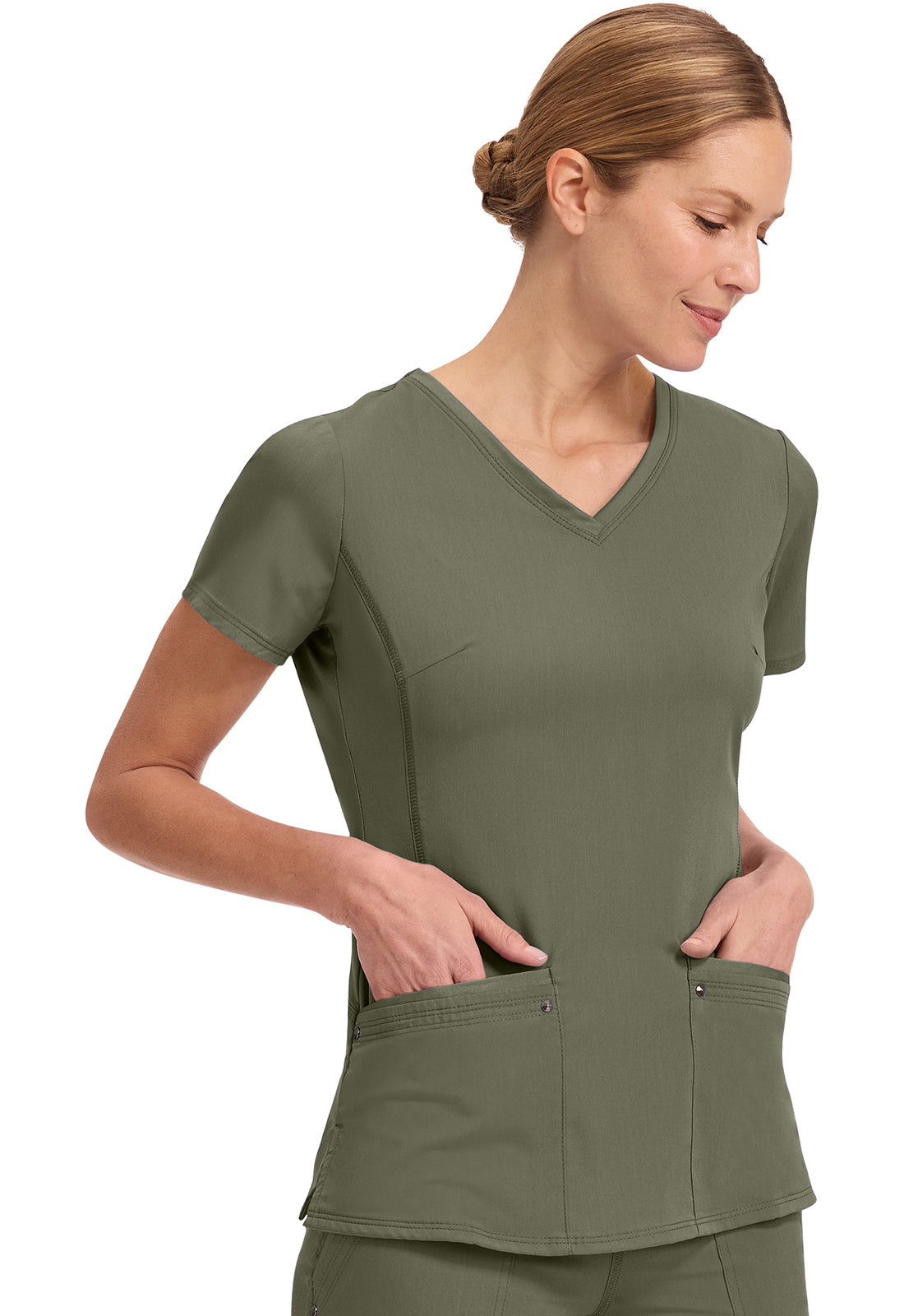 Healing Hands Purple Labels - Juliet V-Neck Women's Yoga Scrub Top