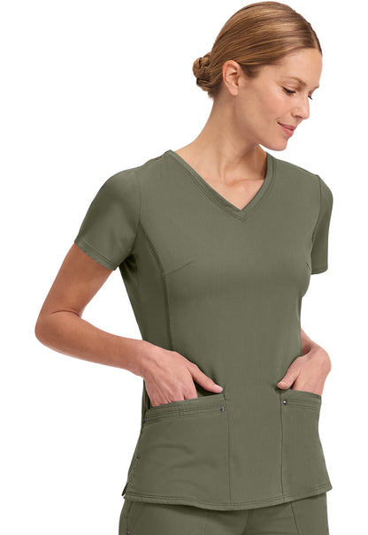 Healing Hands Purple Labels - Juliet V-Neck Women's Yoga Scrub Top