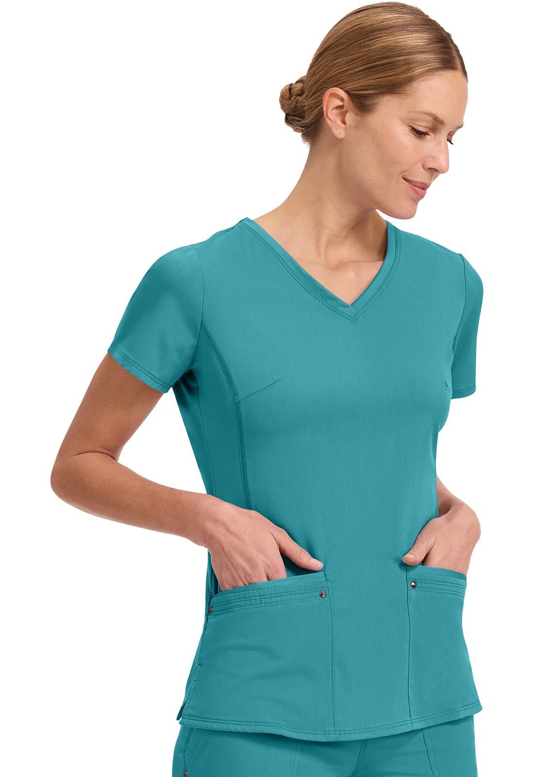 Healing Hands Purple Labels - Juliet V-Neck Women's Yoga Scrub Top