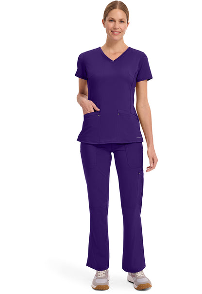 Healing Hands Purple Labels - Juliet V-Neck Women's Yoga Scrub Top