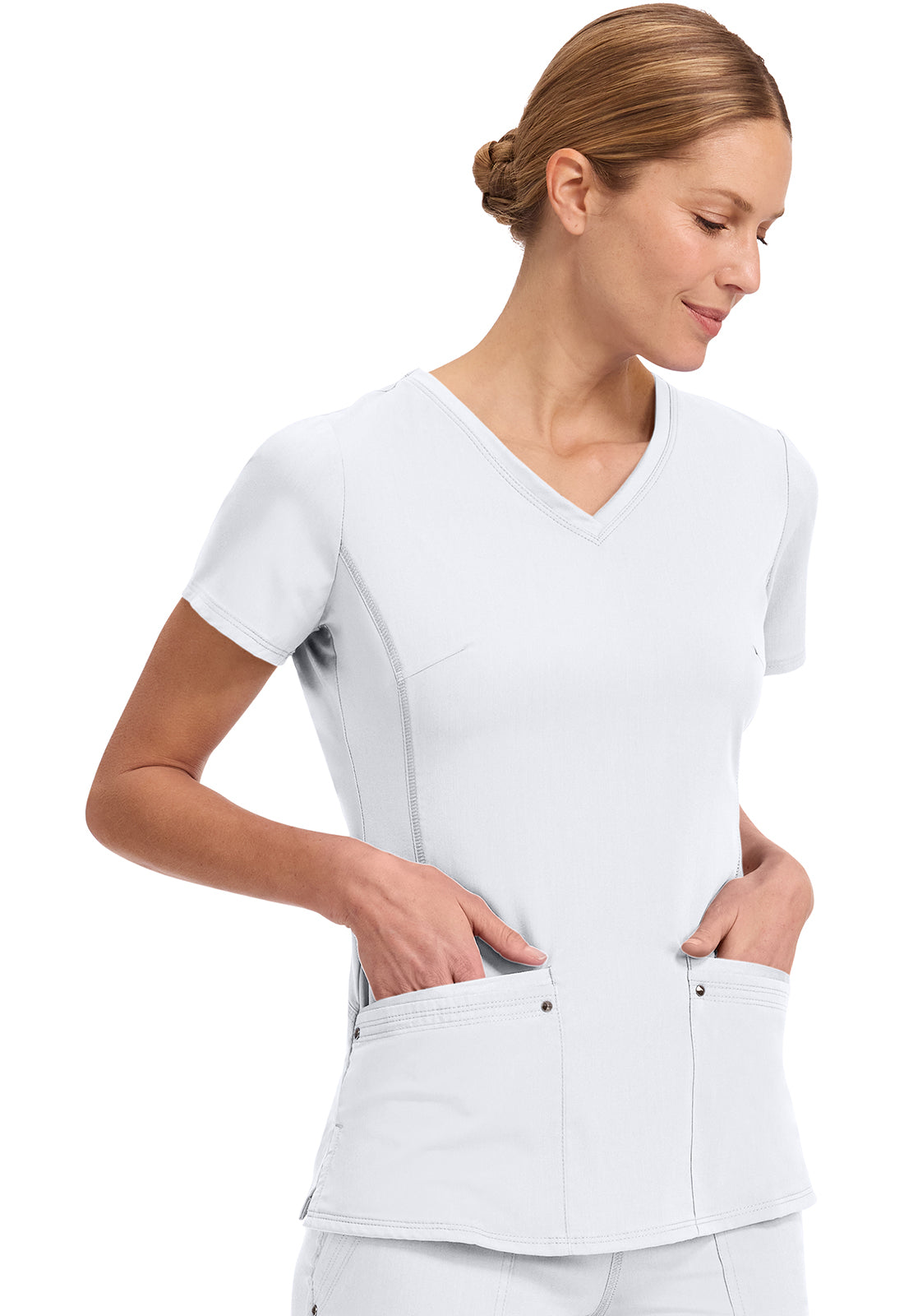 Healing Hands Purple Labels - Juliet V-Neck Women's Yoga Scrub Top