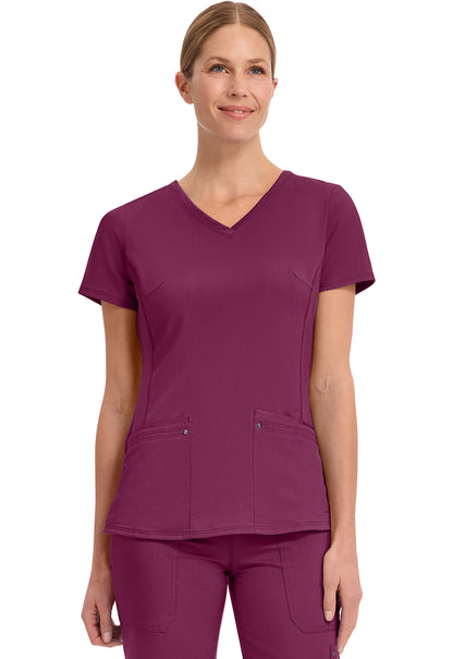 Healing Hands Purple Labels - Juliet V-Neck Women's Yoga Scrub Top