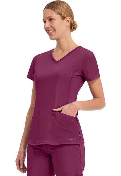 Healing Hands Purple Labels - Juliet V-Neck Women's Yoga Scrub Top