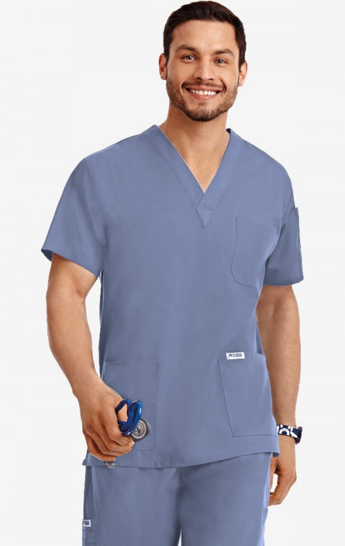 MOBB 310 V-Neck Unisex Scrub Top and 307 Scrub Pant Set