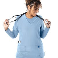 62-4202 Fubu Women's Scrub Top - 5 Pockets