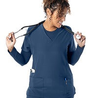 62-4202 Fubu Women's Scrub Top - 5 Pockets