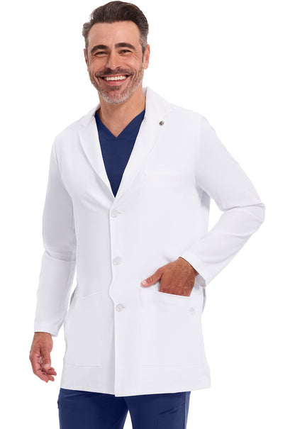5100 - Men's Healing Hands Logan Labcoat in White