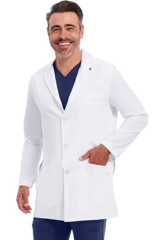 5100 - Men's Healing Hands Logan Labcoat in White