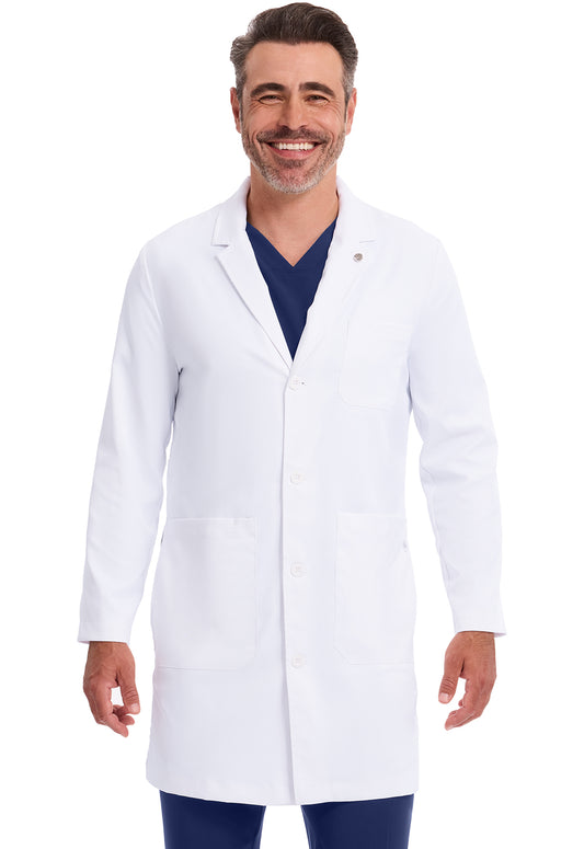 5151 - Men's Healing Hands Luke Labcoat in White