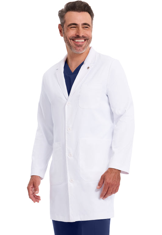 5151 - Men's Healing Hands Luke Labcoat in White