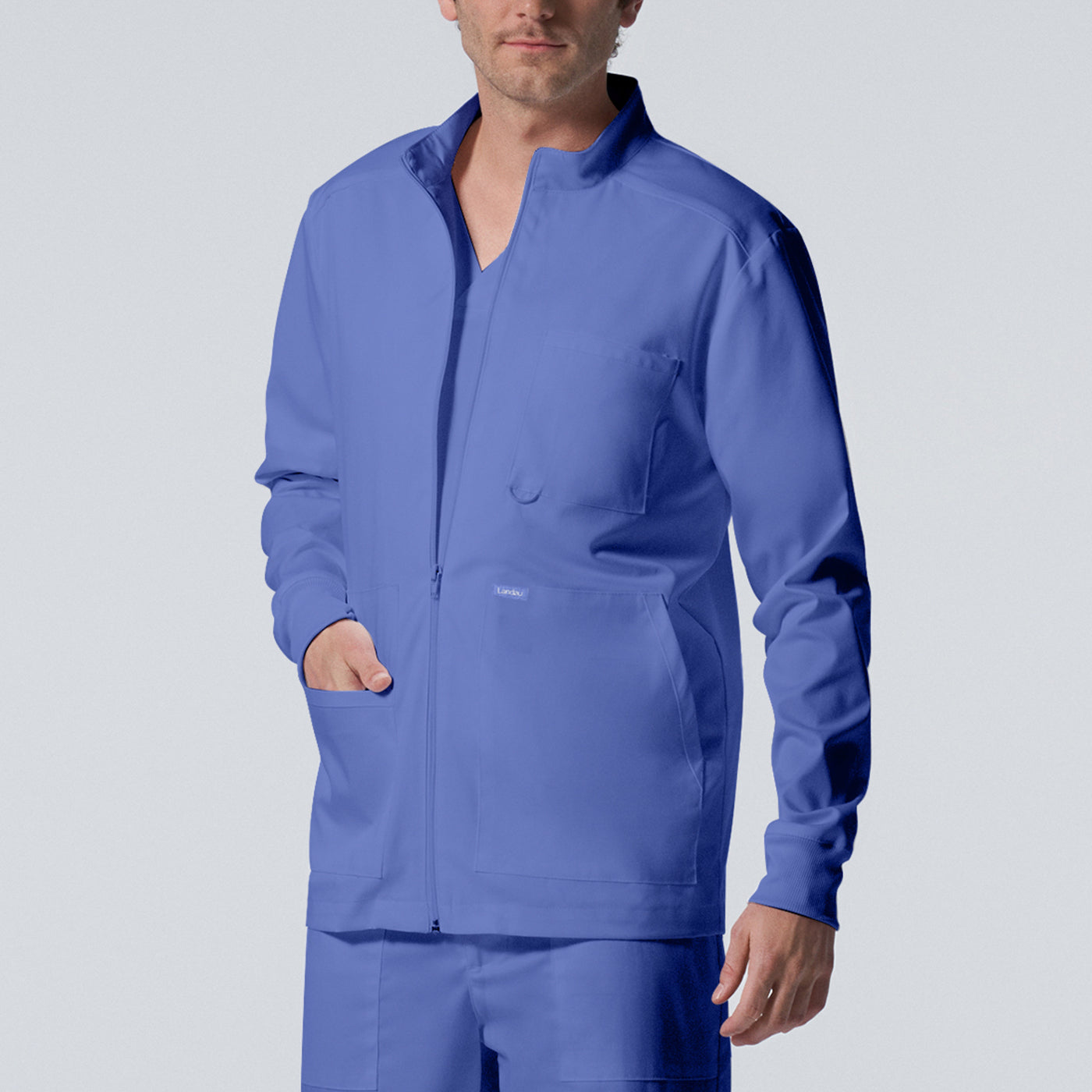 LJ702 - Landau ProFlex Men's 4-Pocket Scrub Jacket
