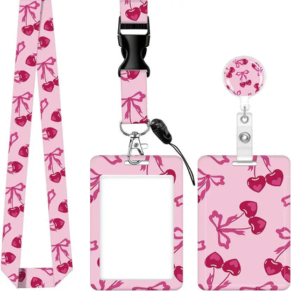 Portable ID Badge Holder with Lanyard