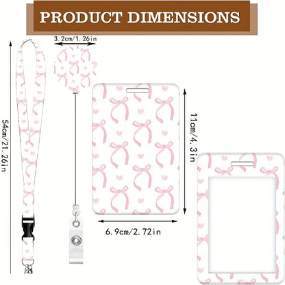 Portable ID Badge Holder with Lanyard