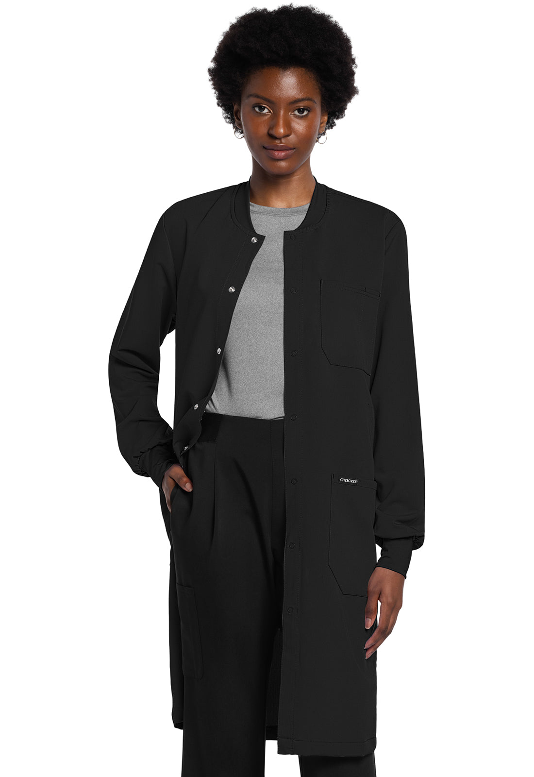 CK402A- Unisex 40" Snap Front Lab Coat