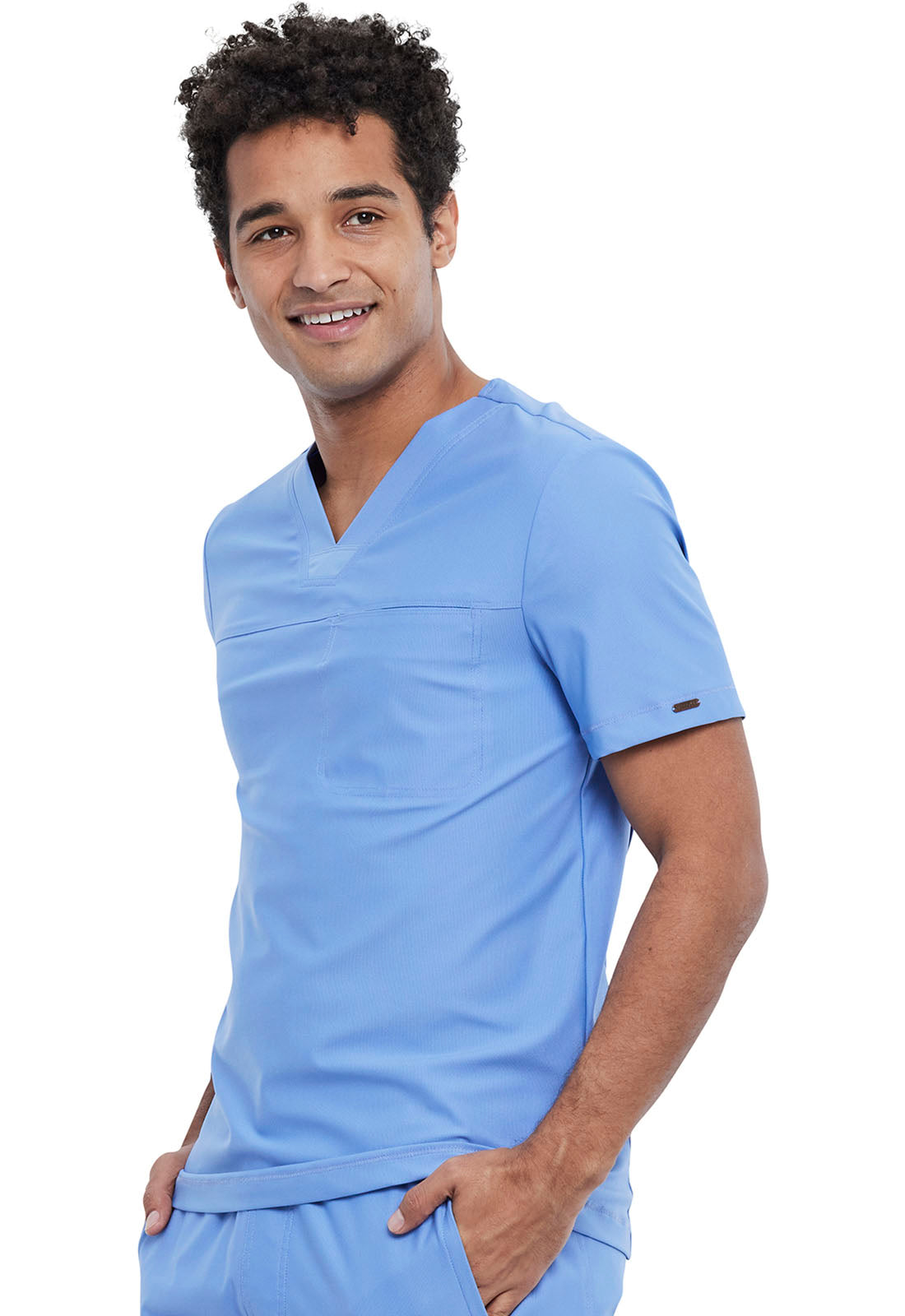 CK885- Cherokee- Men's Tuckable V-Neck Top