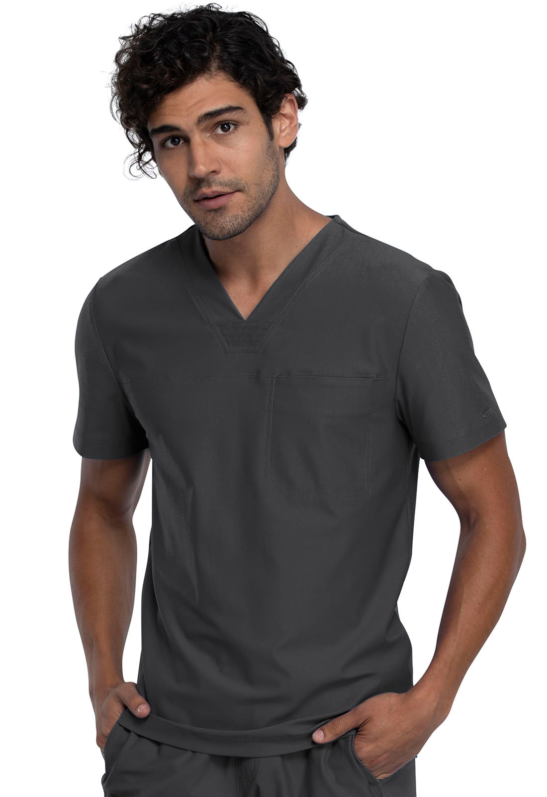 CK885- Cherokee- Men's Tuckable V-Neck Top