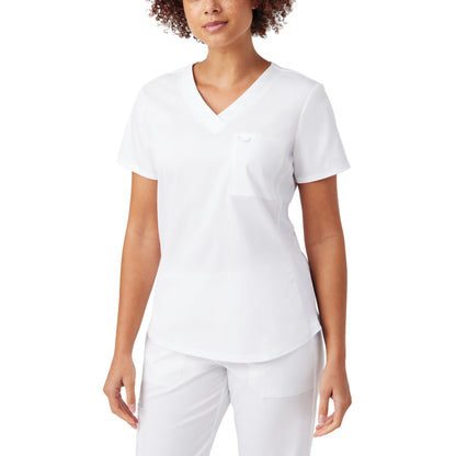 LT107 (Additional Colours) - Women's 2-Pocket V-Neck Landau Proflex Scrub Top