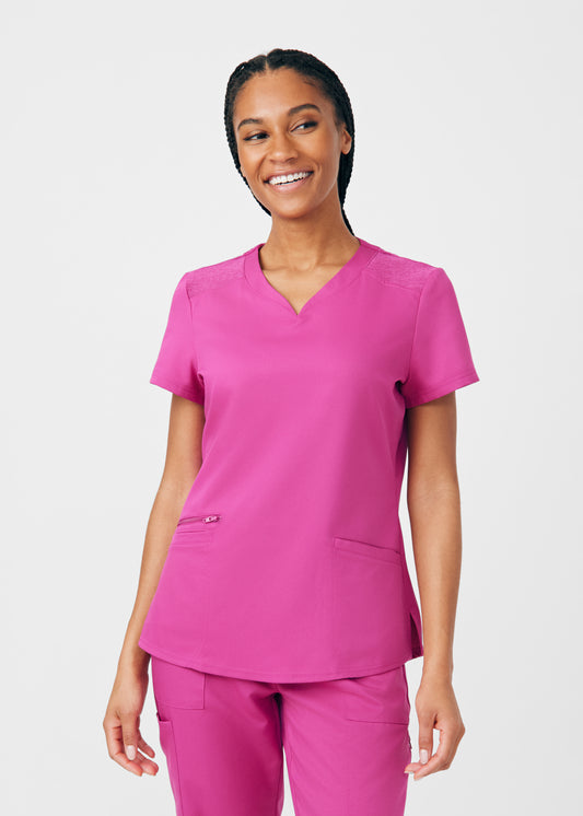 WT121 - VIBE 2-Pocket V-Neck Scrub Top