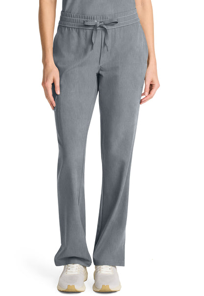 HH153-( Core Colour) Mid Rise Drawstring Straight Leg.