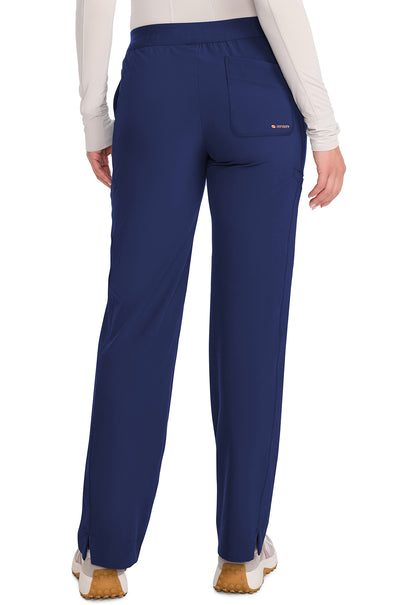 IN011A - Cherokee Women's Mid-Rise Wide Leg Pant