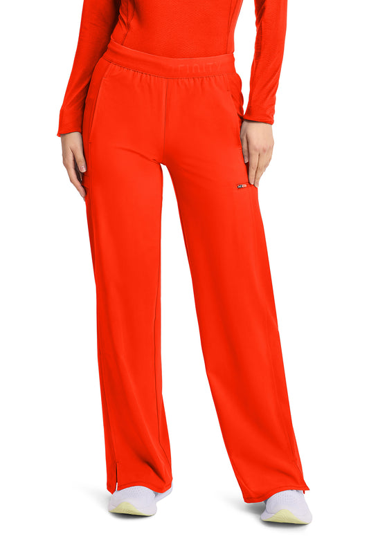 IN028A - Cherokee Women's 6-Pocket Wide Leg Pant